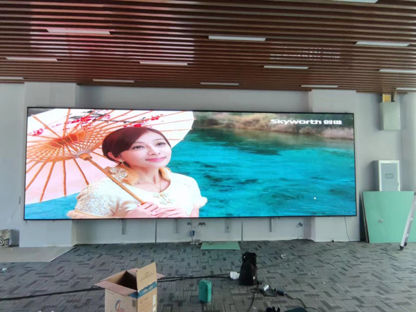 魏都P1.53led小间距屏安装案例